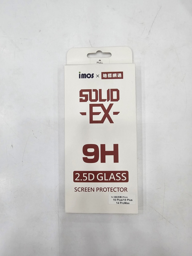 IMOS-ip16+/15+/14 pro max 亮面玻璃貼