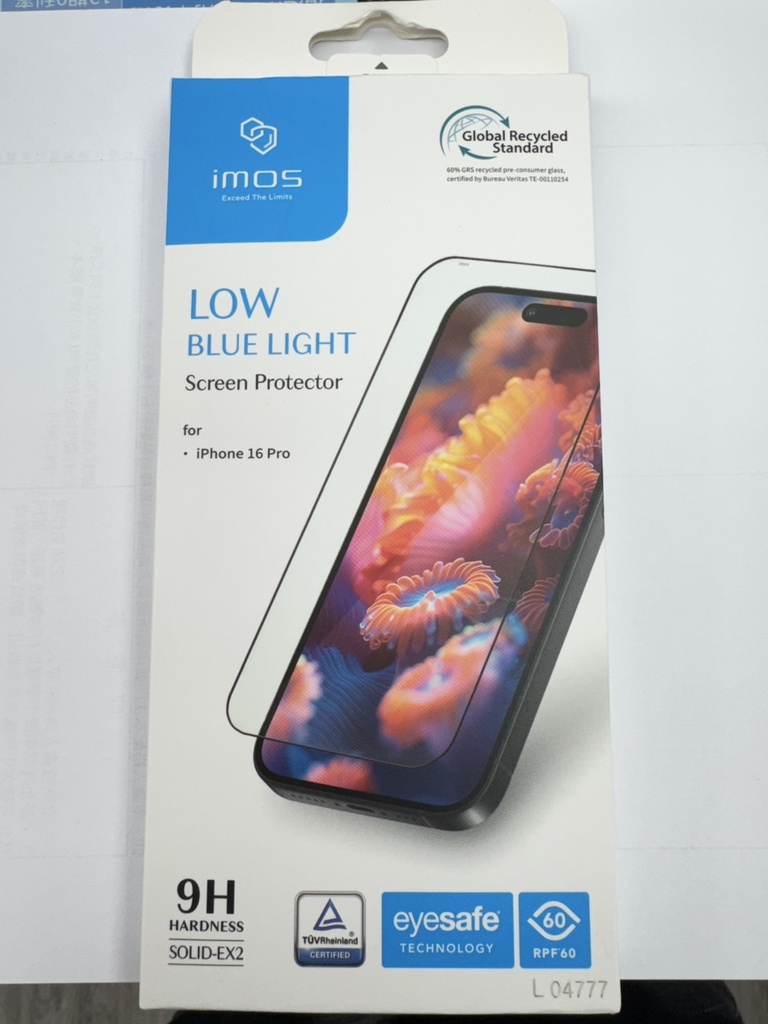 IMOS-ip16 pro 抗藍光玻璃貼