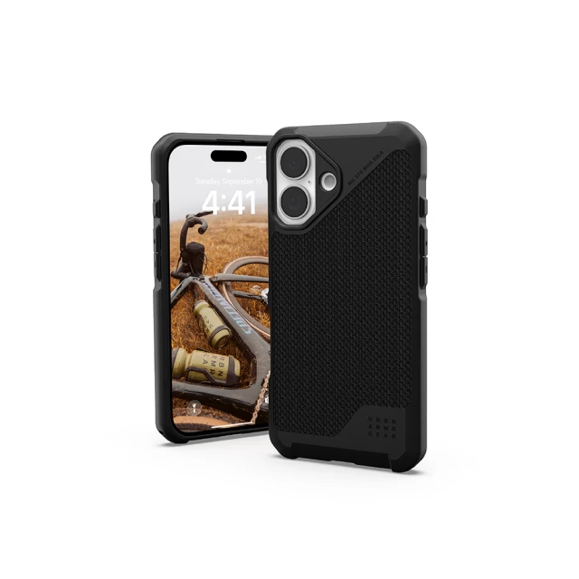 UAG iPhone 16 磁吸耐衝擊都會保護殼-軍用黑