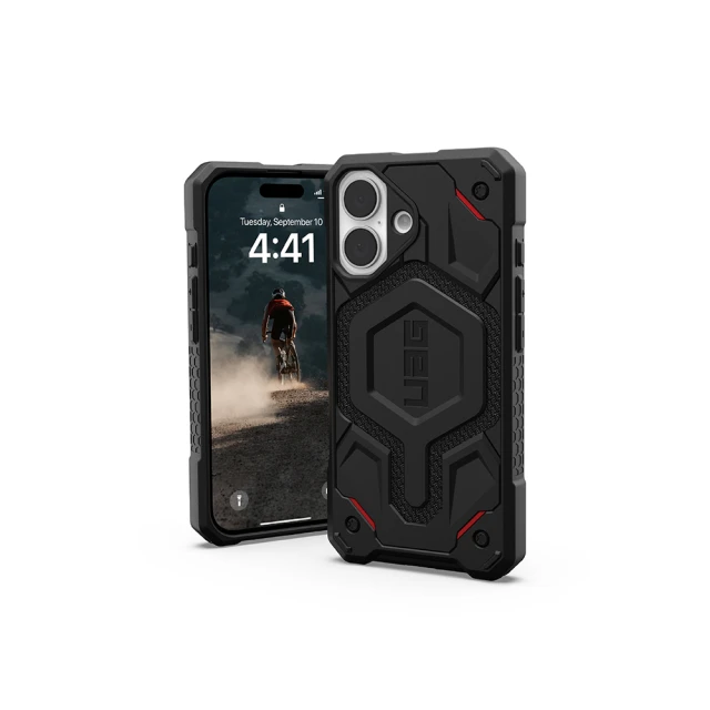 UAG iPhone 16 磁吸頂級(特仕)版耐衝擊保護殼-軍用黑