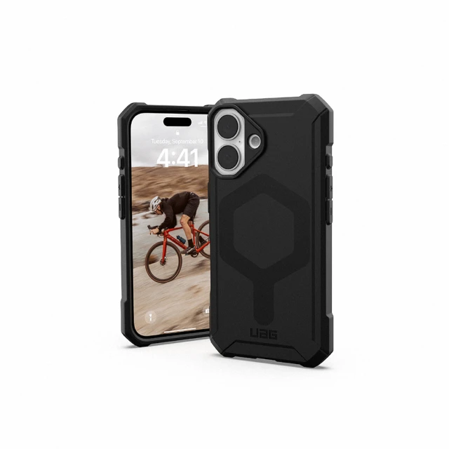 UAG iPhone 16 磁吸耐衝擊輕量保護殼-黑