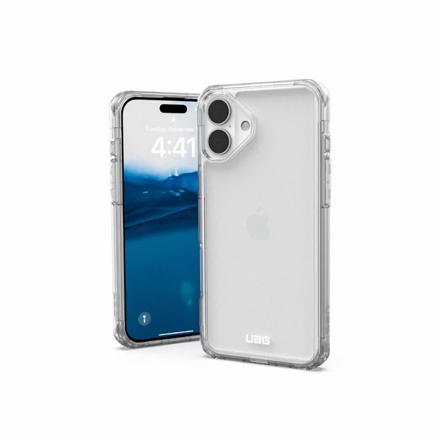 UAG iPhone 16 Plus 耐衝擊全透保護殼-極透明