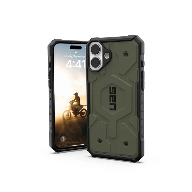UAG iPhone 16 Plus 磁吸耐衝擊經典保護殼-綠