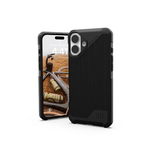 UAG iPhone 16 Plus 磁吸耐衝擊都會保護殼-軍用黑