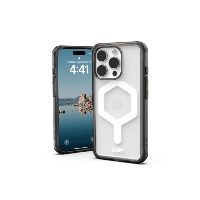 UAG iPhone 16 Pro 磁吸耐衝擊全透保護殼-全透明