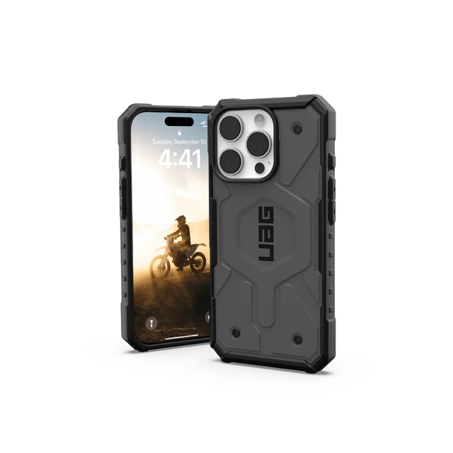 UAG iPhone 16 Pro 磁吸耐衝擊經典保護殼-灰