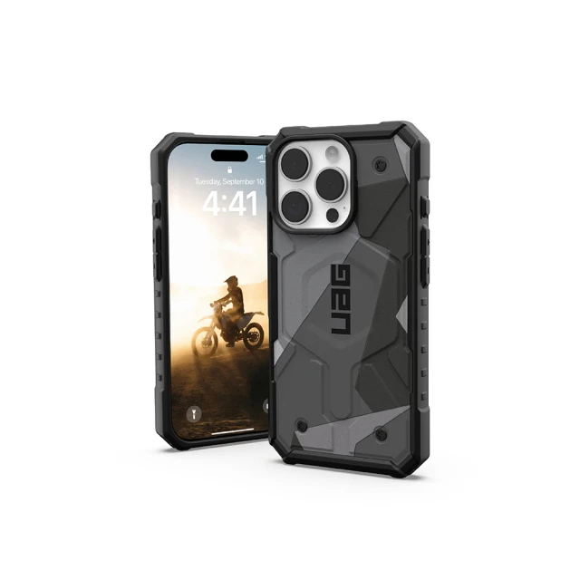 UAG iPhone 16 Pro 磁吸耐衝擊經典保護殼-幾何黑
