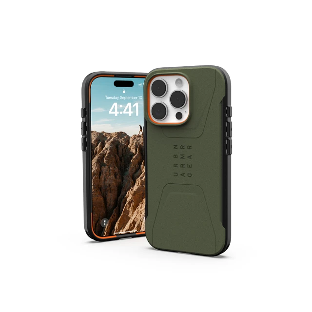 UAG iPhone 16 Pro 磁吸耐衝擊簡約保護殼-綠
