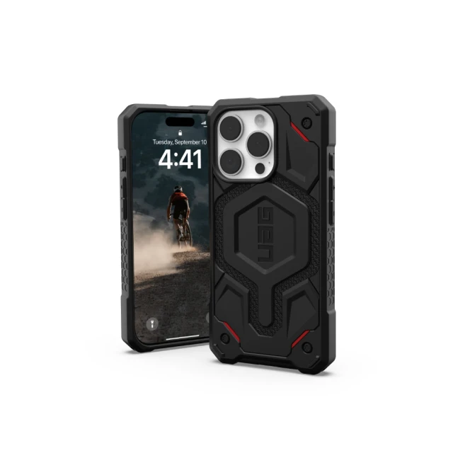 UAG iPhone 16 Pro 磁吸頂級(特仕)版耐衝擊保護殼-軍用黑