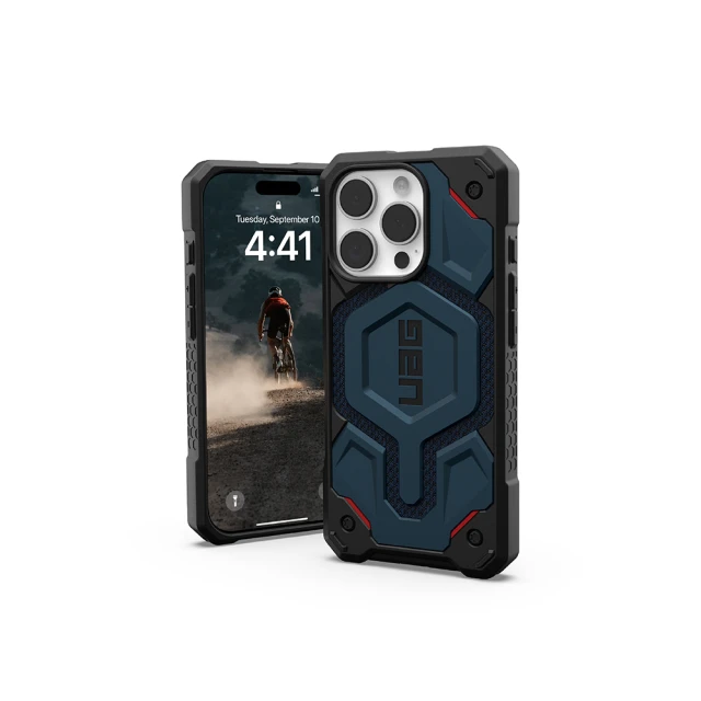 UAG iPhone 16 Pro 磁吸頂級(特仕)版耐衝擊保護殼-軍用藍