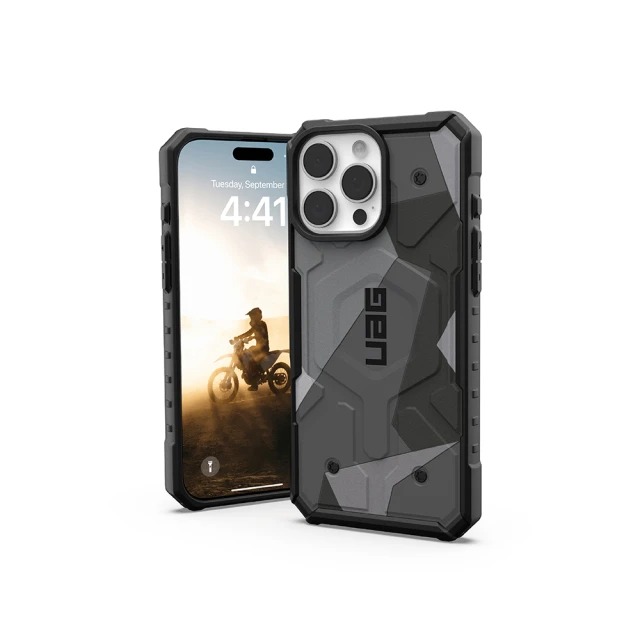 UAG iPhone 16 Pro Max 磁吸耐衝擊經典保護殼-幾何黑