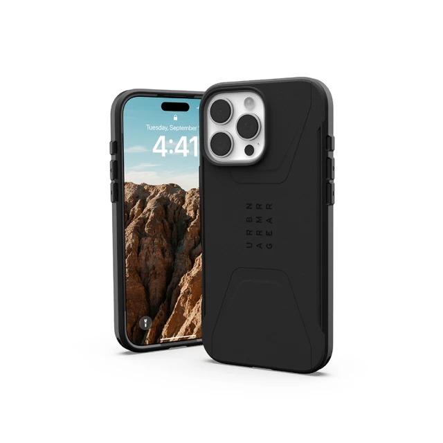UAG iPhone 16 Pro Max 磁吸耐衝擊簡約保護殼-黑