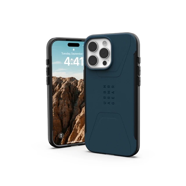 UAG iPhone 16 Pro Max 磁吸耐衝擊簡約保護殼-藍