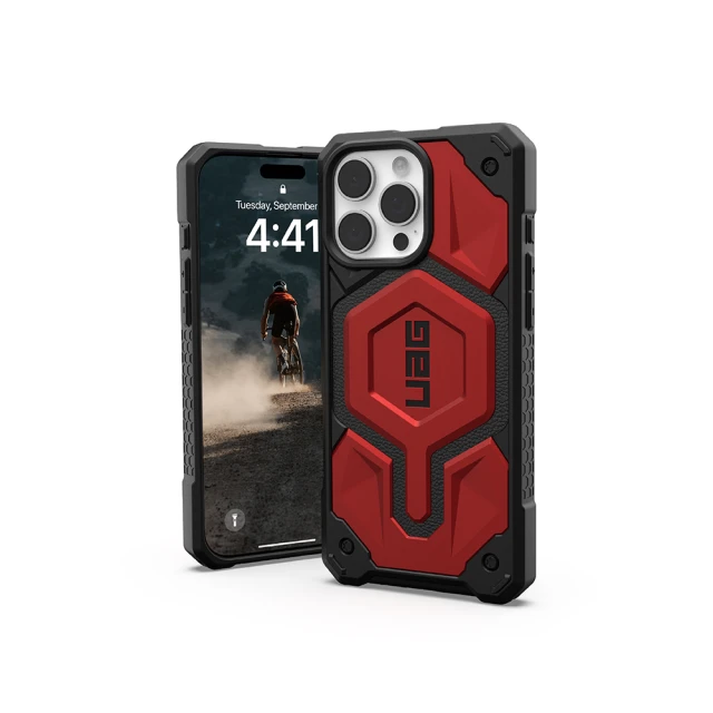 UAG iPhone 16 Pro Max 磁吸頂級版耐衝擊保護殼-紅金