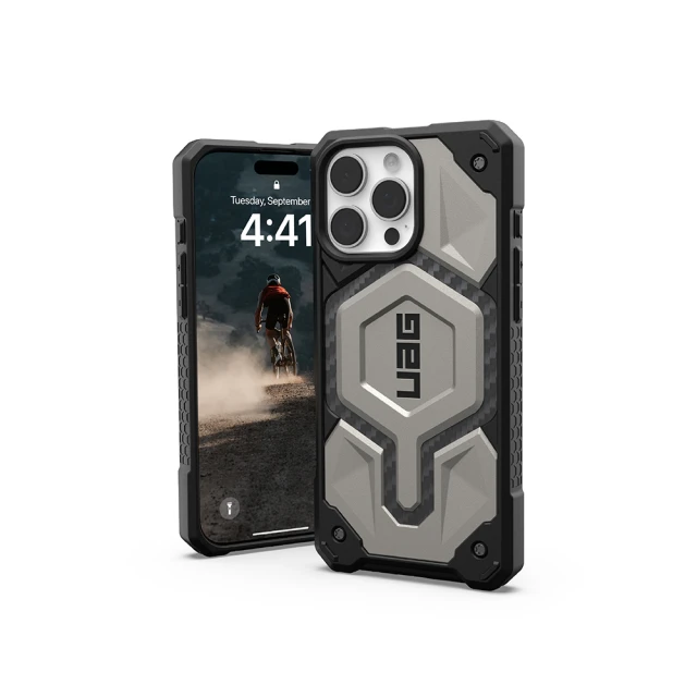 UAG iPhone 16 Pro Max 磁吸頂級版耐衝擊保護殼-鈦金