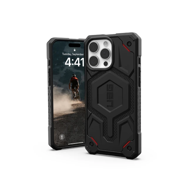 UAG iPhone 16 Pro Max 磁吸頂級(特仕)版耐衝擊保護殼-軍用黑