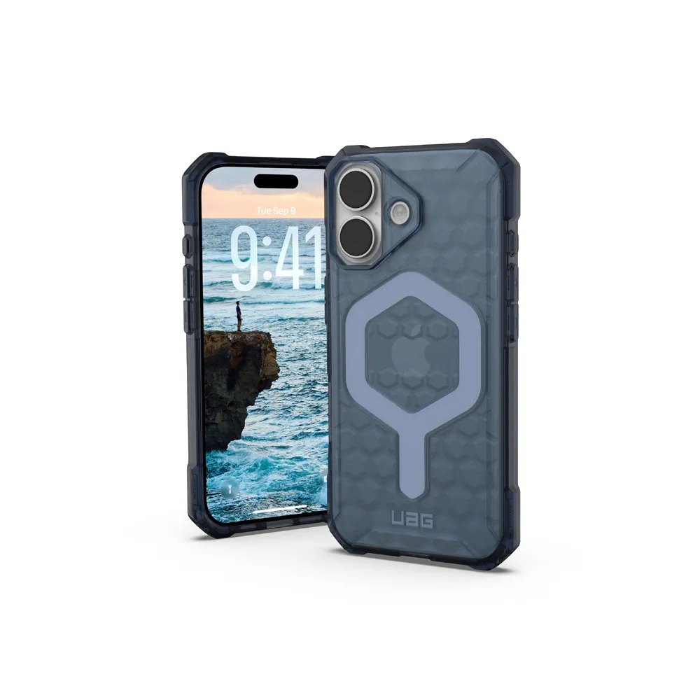 UAG-ip17 磁吸耐衝擊輕量 透藍 