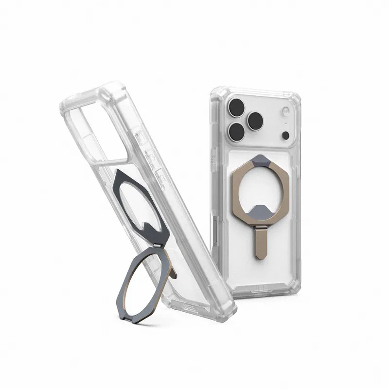 UAG-ip17 pro max 磁吸耐衝擊支架經典 透藍(鈦灰圈)  (副本)