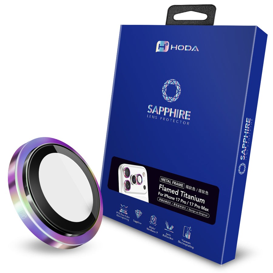 HODA-ip17 pro/17 pro max 藍寶石鏡頭 燒鈦 