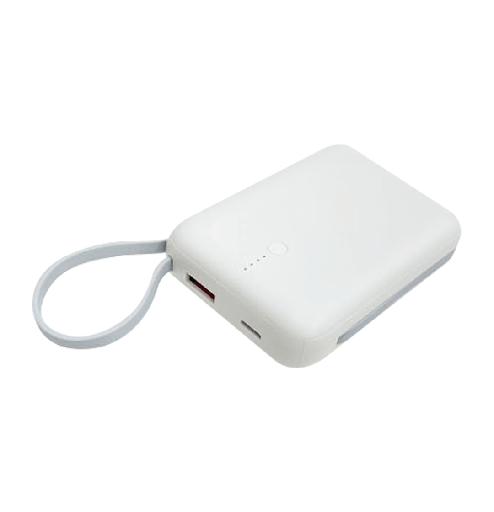 [4711530722596] 【RDCASE】RD-10000mAh雙線Q寶行動電源 白