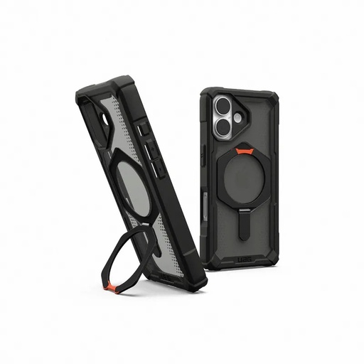 [840283922459] UAG-ip17 磁吸耐衝擊支架經典 透灰(鈦灰圈)  (副本)