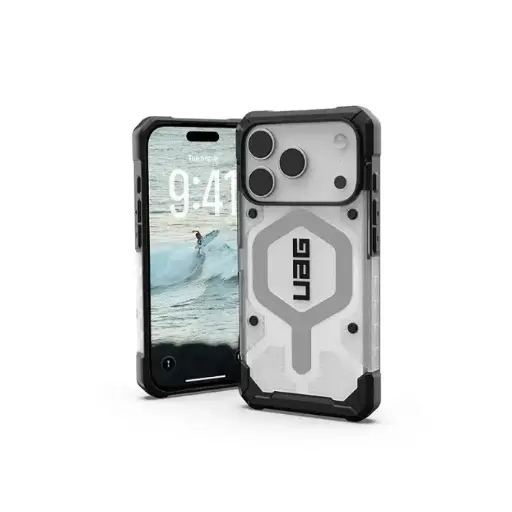 [840283923296] UAG-ip17 pro 磁吸耐衝擊全透 漸層紫(灰圈)  (副本)