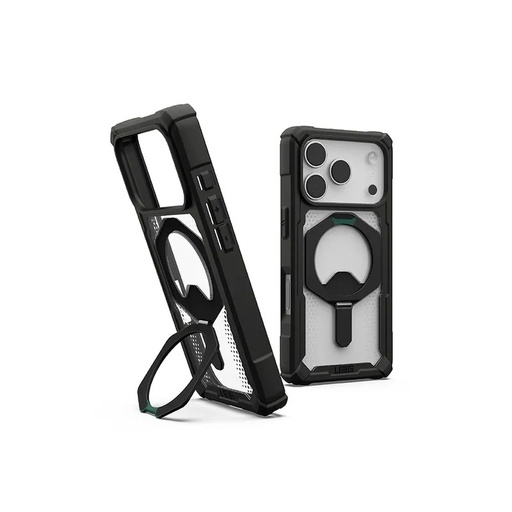 [840283923548] UAG-ip17 pro 磁吸耐衝擊支架經典 透灰(鈦灰圈)  (副本)