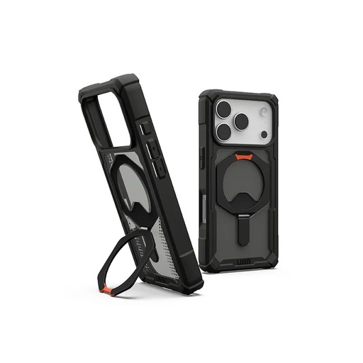 [840283922480] UAG-ip17 pro 磁吸耐衝擊支架經典 透明(黑圈)  (副本)