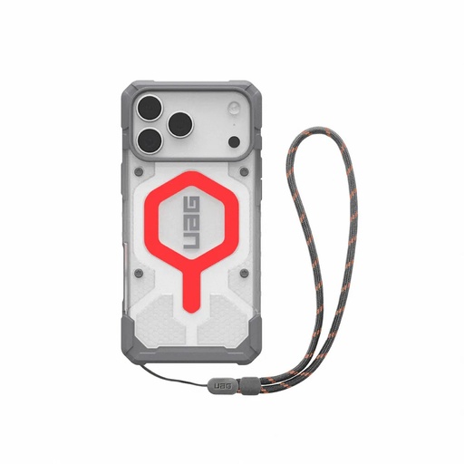 [840283923364] UAG-ip17 pro max 磁吸耐衝擊經典 透明(霓虹圈)附手腕掛繩 