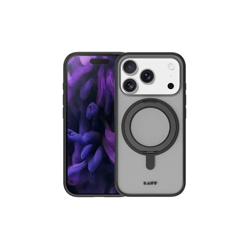 [4895206947053] LAUT-ip17 pro 磁吸360支架簡約耐衝擊 霧奶茶  (副本)