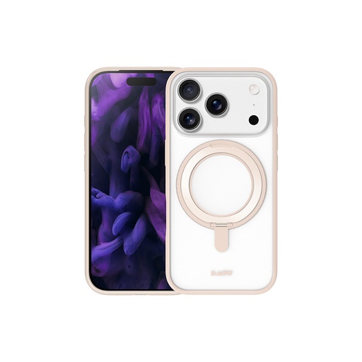 [4895206947084] LAUT-ip17 pro max 磁吸360支架簡約耐衝擊 霧奶茶 