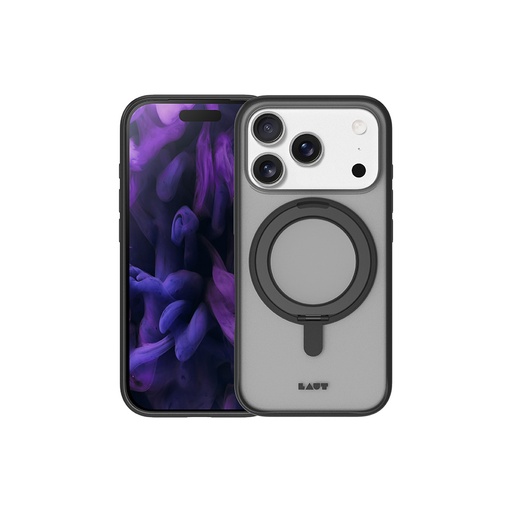 [4895206947077] LAUT-ip17 pro max 磁吸360支架簡約耐衝擊 霧黑 