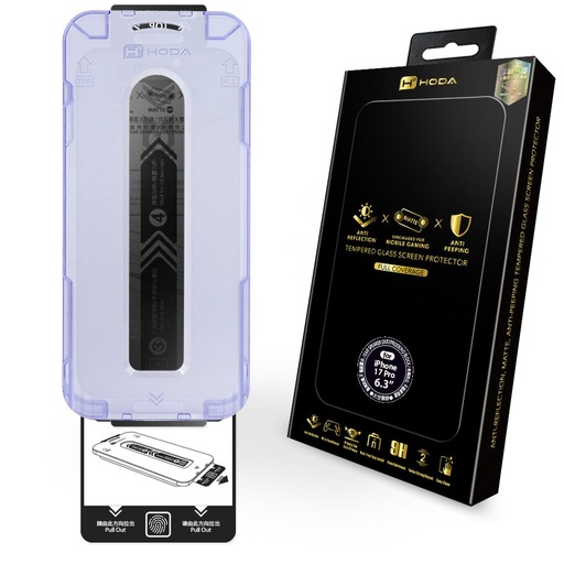 [4711630740247] HODA-ip17 pro ar抗反射霧面防窺玻璃貼 