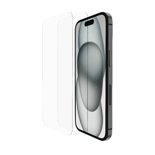 [OVA143zz] Belkin iPhone 15系列 TemperedGlass 螢幕保護貼(2入組)-iPhone 15