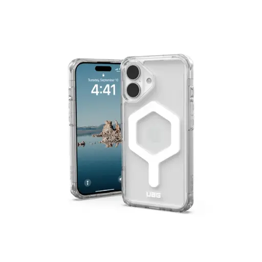 [114482114341] UAG iPhone 16 磁吸耐衝擊全透保護殼-極透明
