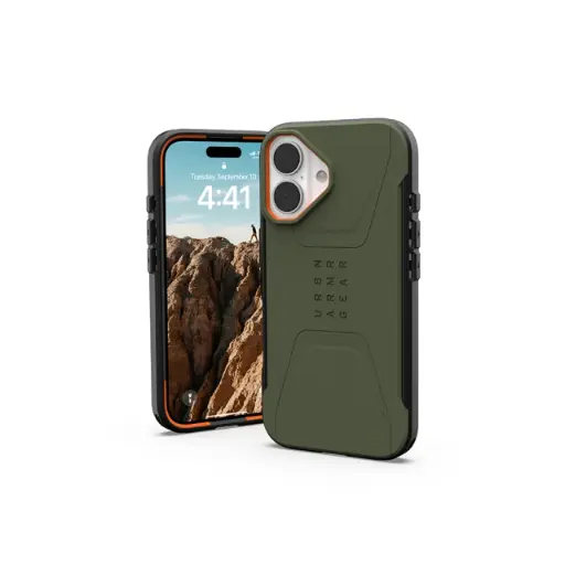 [114446117272] UAG iPhone 16 磁吸耐衝擊簡約保護殼-綠