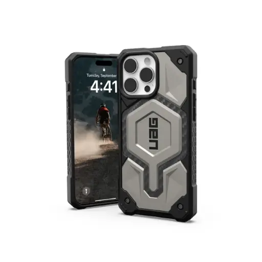 [114457113636] UAG iPhone 16 Pro Max 磁吸頂級版耐衝擊保護殼-鈦金